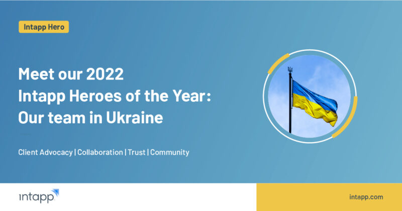 Meet our 2022 Intapp Heroes of the Year: Our team in Ukraine
