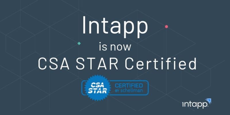 Intapp-CSA-Star-Certification
