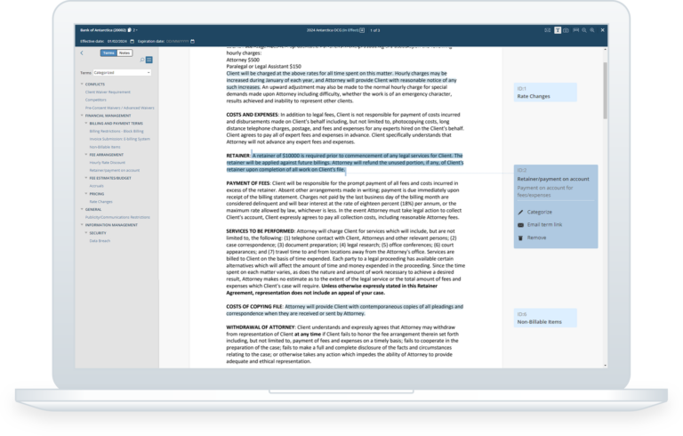Terms Ai Categorization