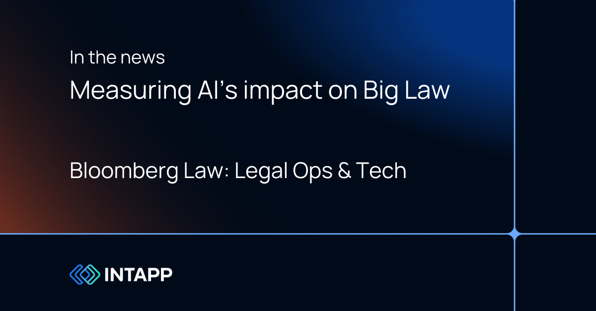 Bloomberg - Measuring AI's impact on Big Law