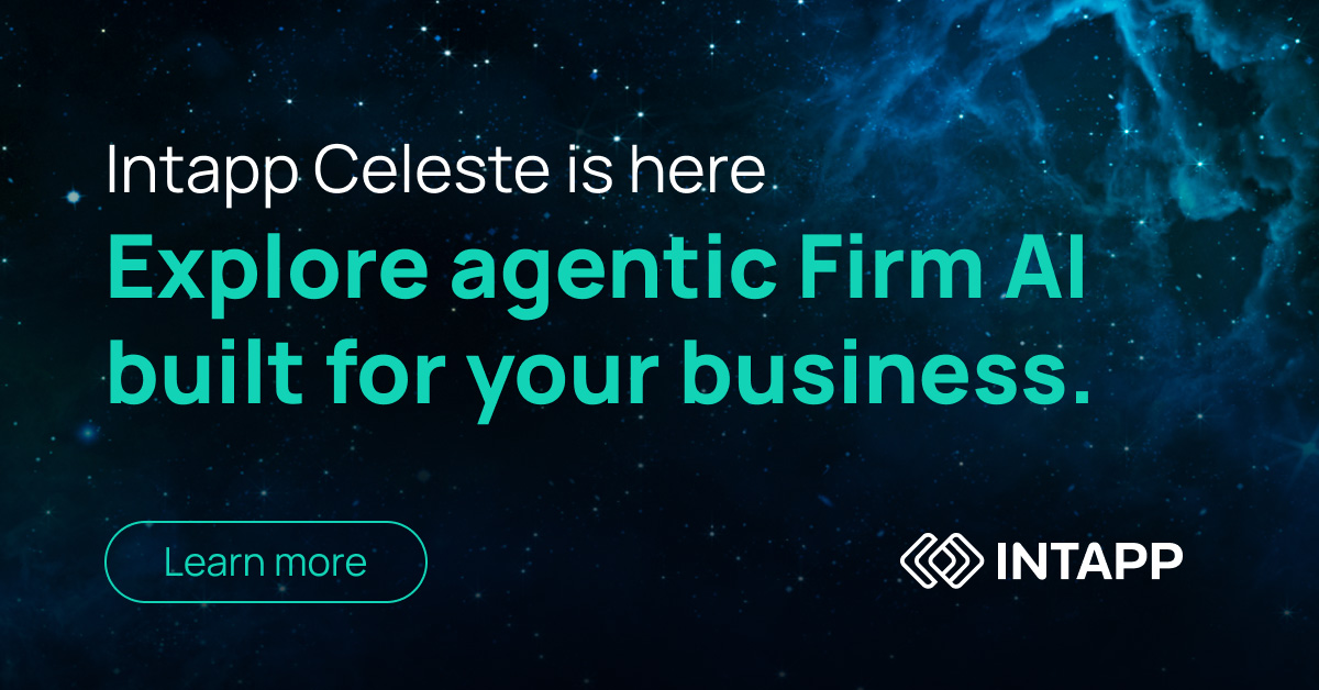 Intapp Intapp announces general availability of Celeste, the expert AI ...